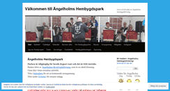 Desktop Screenshot of engelholmshembygdspark.se
