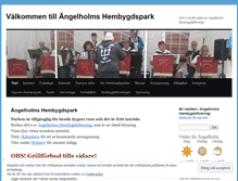 Tablet Screenshot of engelholmshembygdspark.se